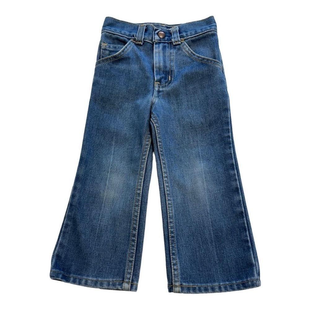 VintageGWG Jeans Toddler Western Cowboy Denim Pants Zipper Button - Size 2T